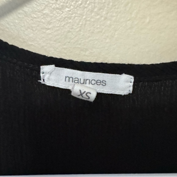 Maurice's Crochet Pattern Boho Style Black Cardigan - Picture 5 of 8